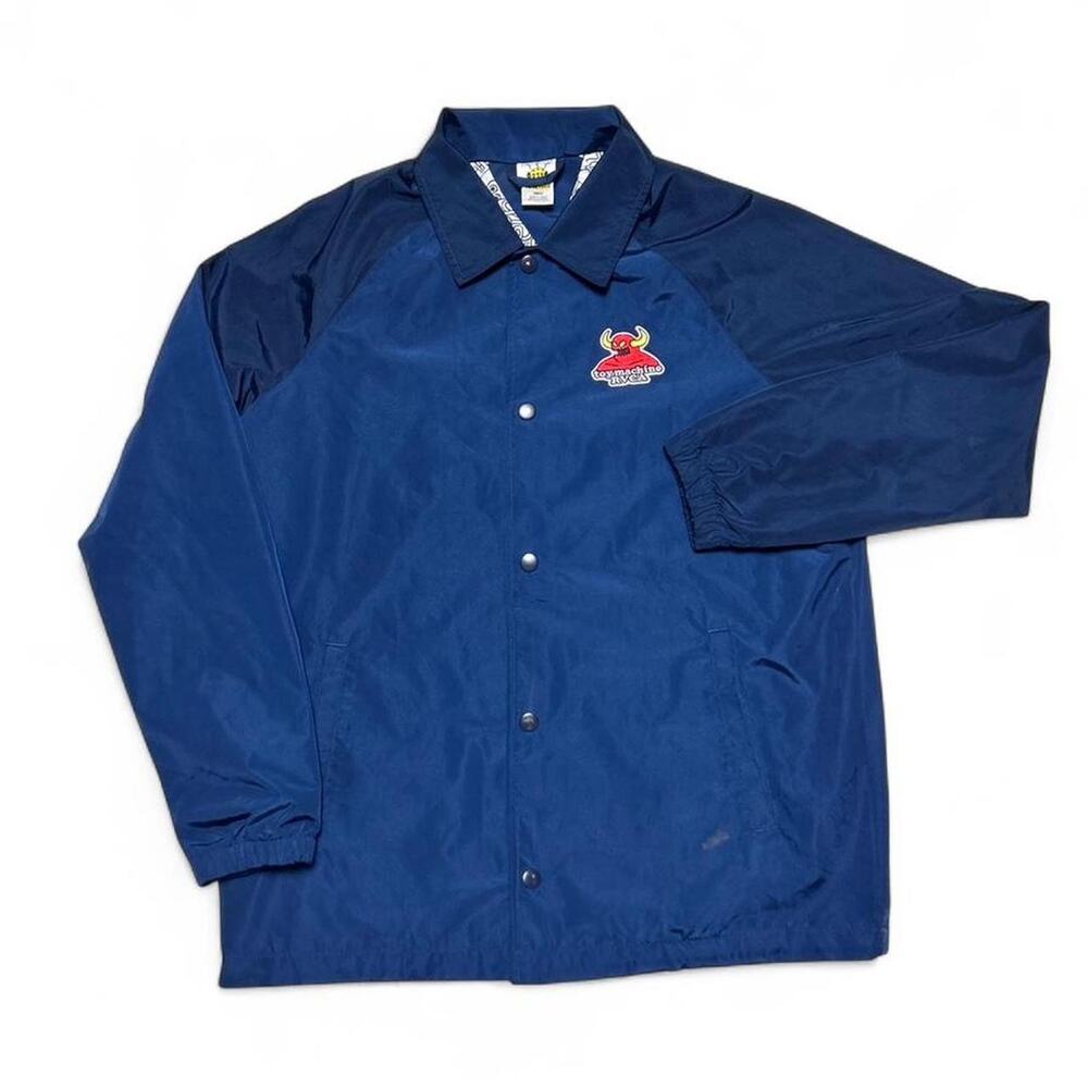 Toy Machine RVCA Skateboards Y2k Vintage Nylon Snap Button Windbreaker Jacket Sm
